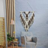 北欧风手工编织挂毯彩色客厅挂饰墙壁挂件民宿流苏壁挂装 饰