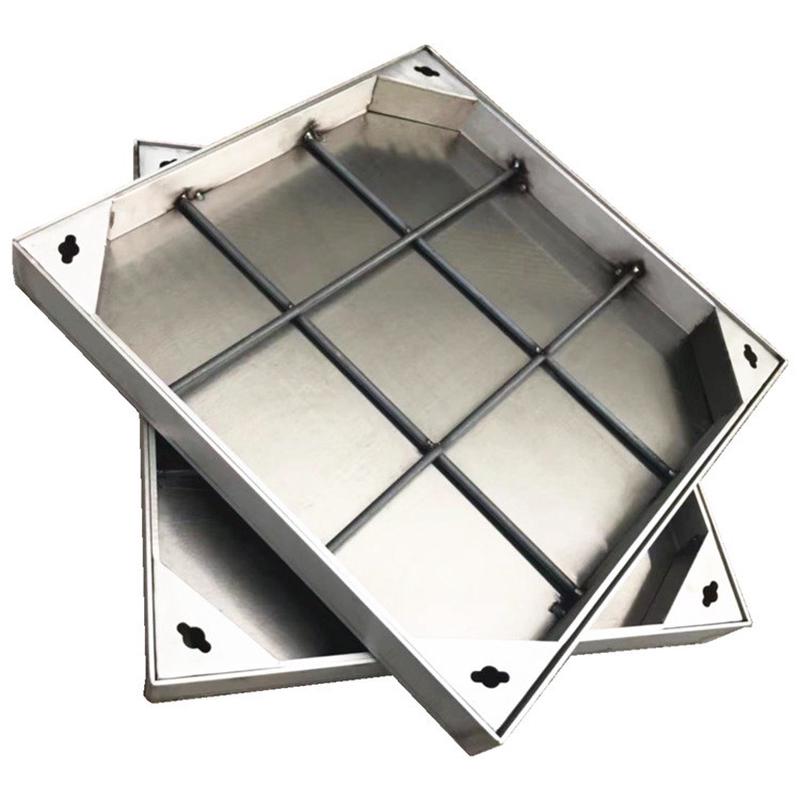 定制不锈钢隐形井盖下沉式不锈钢污水电缆沟不锈钢镀锌井盖盖板