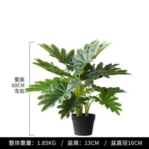 以法莲北欧高档仿真植物绿植盆栽摆件装饰旅人蕉客厅装饰散尾葵