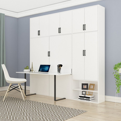 电动隐形床小户型折叠壁床遥控翻动隐藏正侧翻五金配件书桌衣柜床