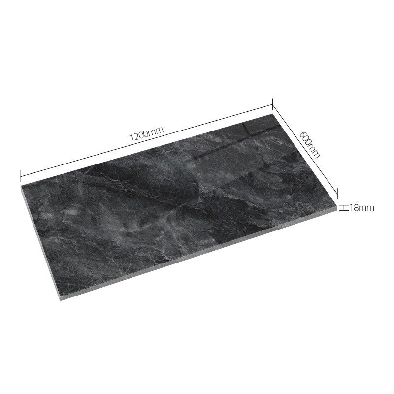 庭院广场加厚户外干石600*1200*18mm外墙地铺挂黑晶玉通体仿石砖
