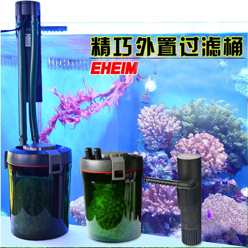 eheim鱼缸过滤器罕精巧桶伊2004/2005过滤桶外置配送滤材