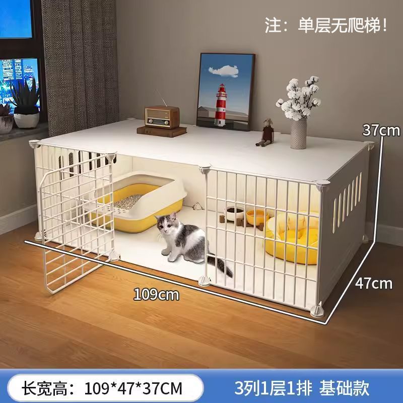 猫笼子家用室内猫别墅猫厕所一体不占地超大空间猫咪屋舍猫柜猫窝