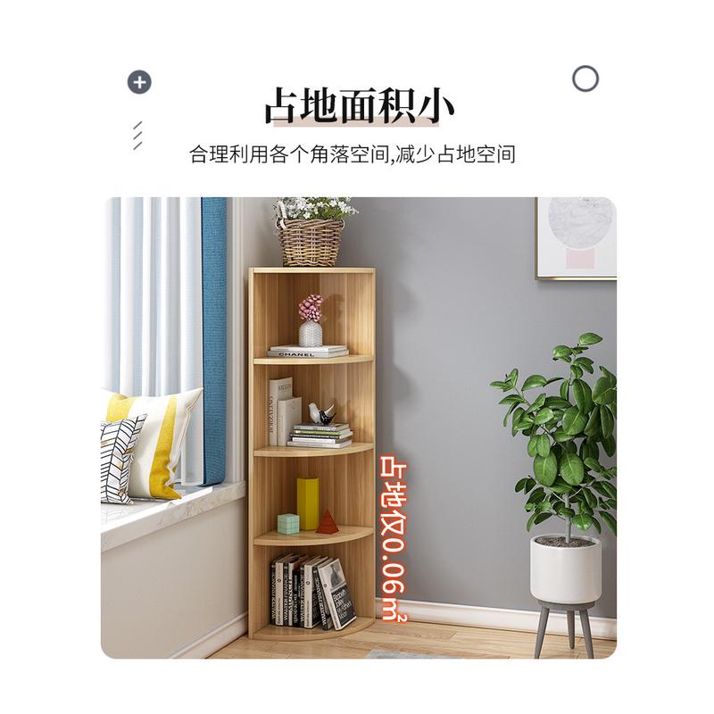 墙角柜三角形拐角柜卧室角落收纳边角柜客厅三角柜角柜置物架转角