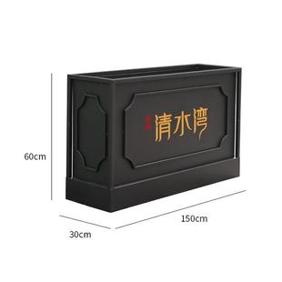 室外公园铁艺花箱花槽市政商业街售楼部外摆组合户外公园花坛批发