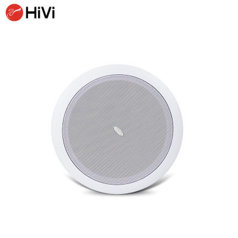 Hivi/惠威TD202吸顶喇叭店铺背景音乐天花音响