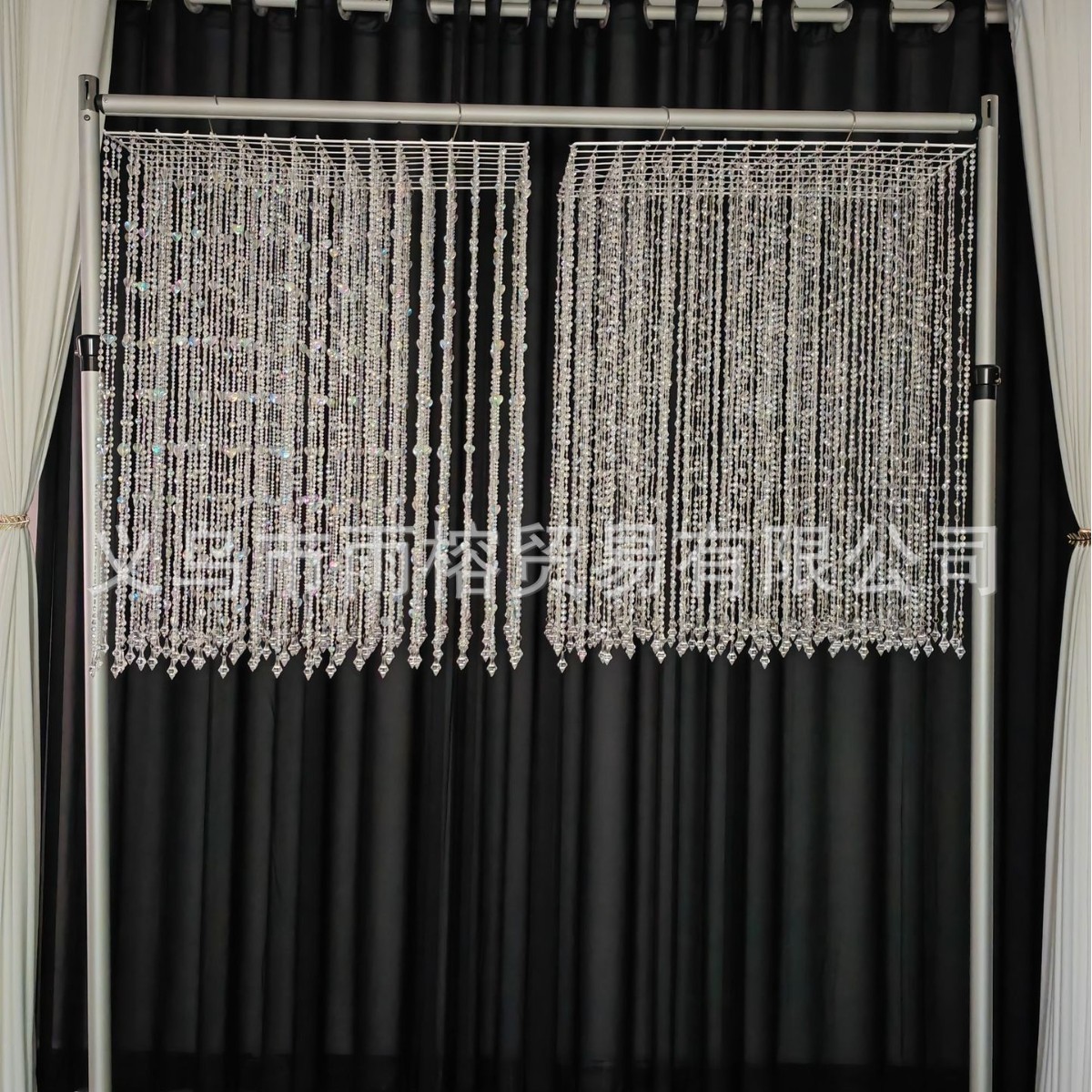 雨榕场景珠链珠帘吊帘挂帘悬挂婚庆婚礼亚克力发光装饰吊顶混款珠