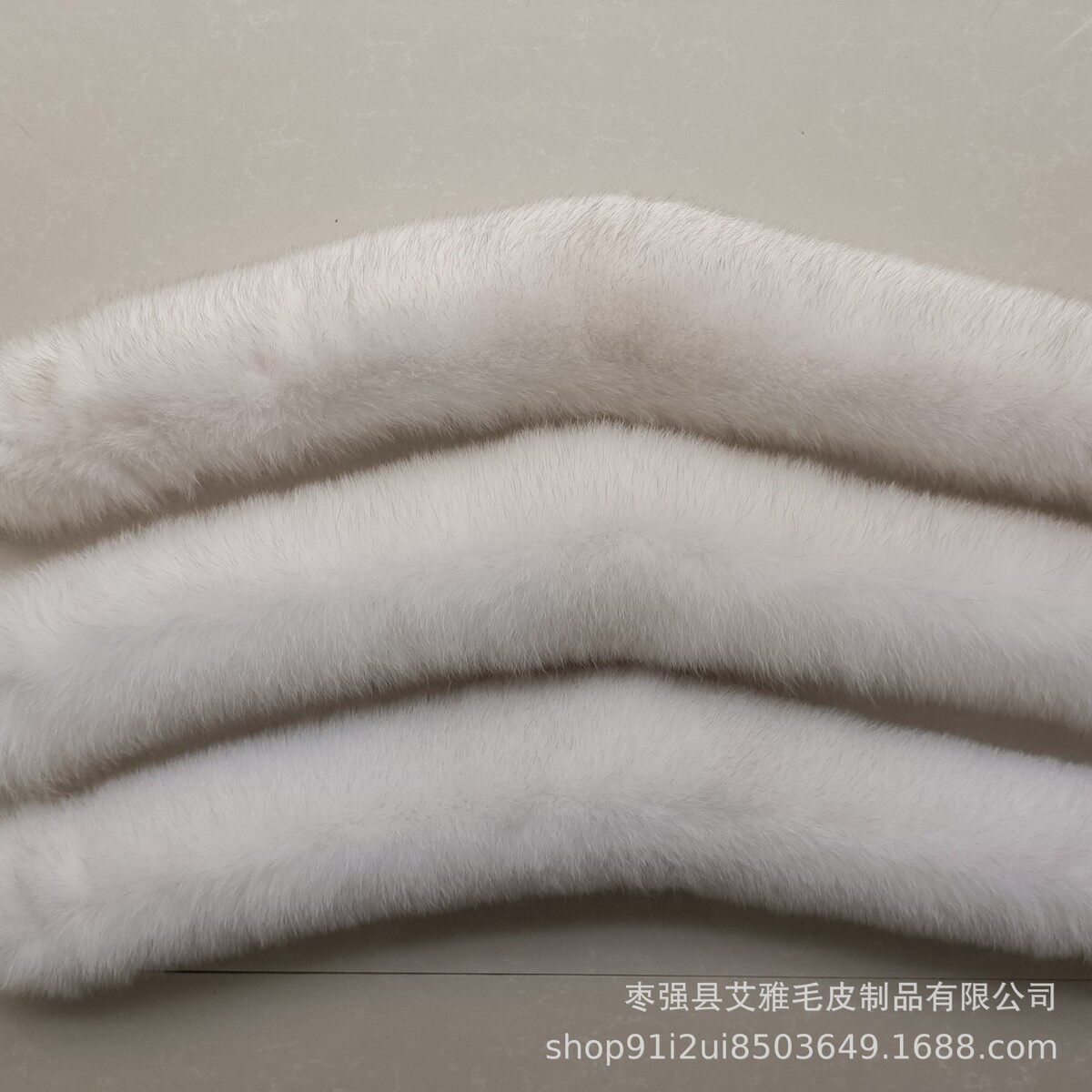 меховой воротник 厂家定做真狐狸毛领毛条领星星款等、各种尺寸、规格、颜色毛领直