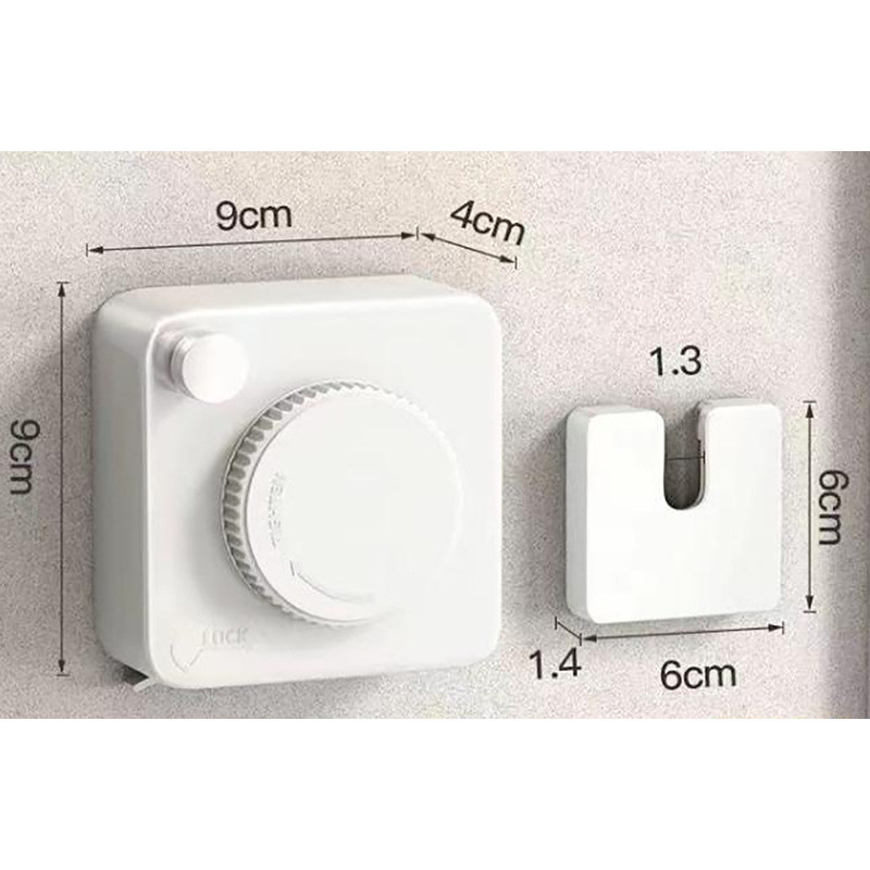 浩思收紧款晾衣绳防下垂晾衣架日式晾晒钢丝绳壁挂隐形阳台晾衣绳