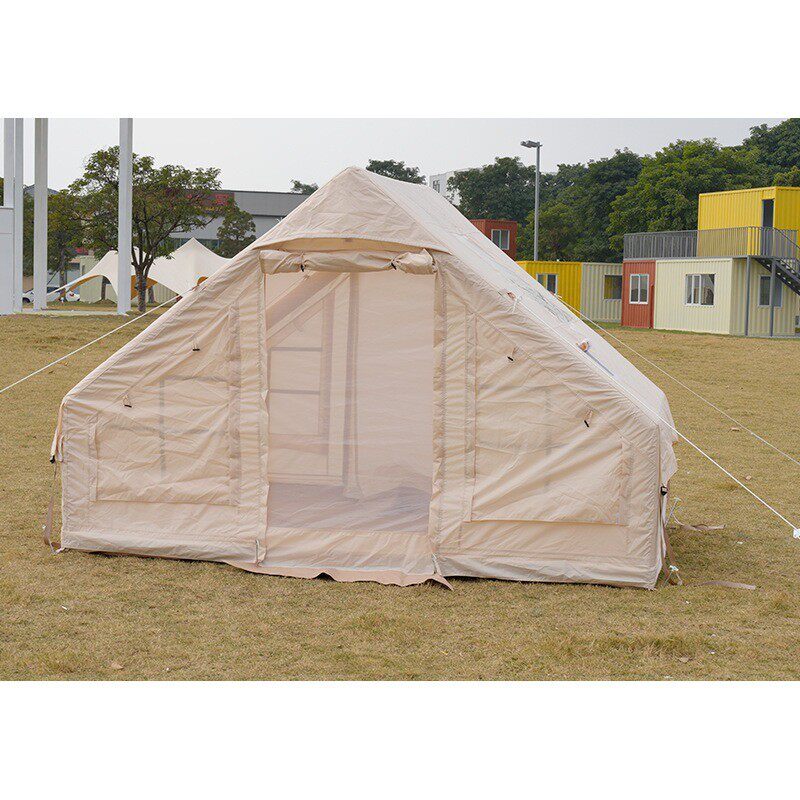 3-4人帐篷户外野营防水房子防晒加厚牛津布营地遮阳棚6平方露营