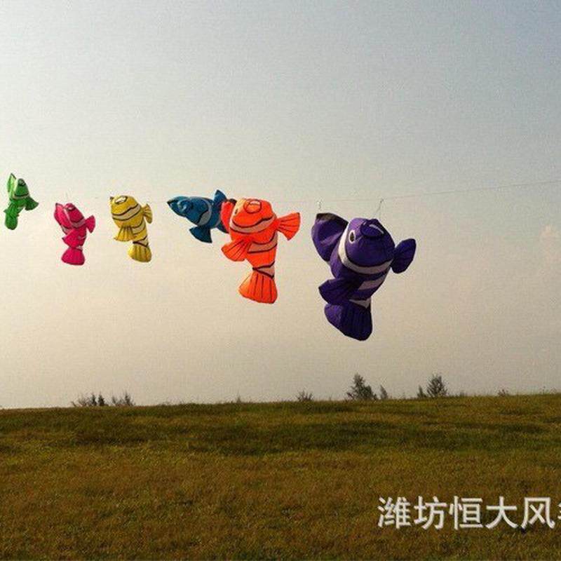 潍坊风筝挂件放飞小丑鱼挂件风筝鱼风筒风筝不适合单独风筝