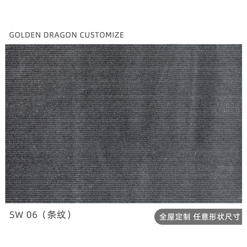 通兴&港龍carpet日韩定制风地毯纯色北欧轻奢简约长方圆形通满铺