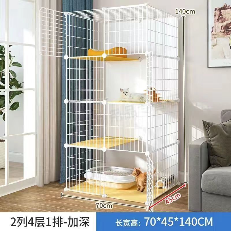 猫笼子家用室内猫咪别墅猫自由空间猫屋舍成年猫笼大猫柜猫咪围栏