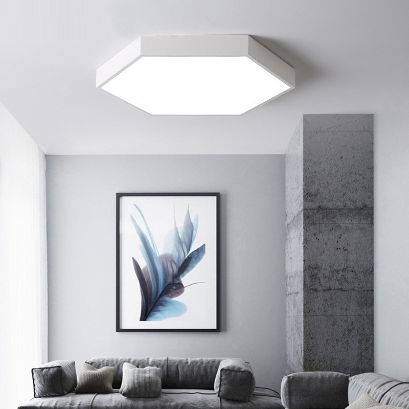 北欧卧室灯简约现代超薄客厅led吸顶灯创意个性书房儿童房灯具