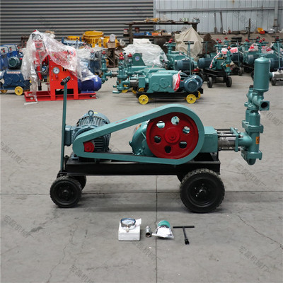热销bw70注浆机7.5kw高压地基泵活塞式单缸砂浆注浆泵砂浆加固砂