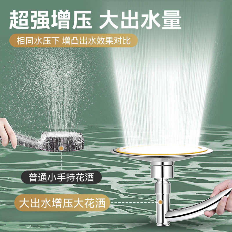 增压花洒喷头淋浴顶喷大花洒超强加压洗澡神器喷淋喷头莲蓬头套装
