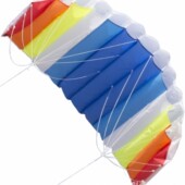 特技风筝1.55米彩虹双线软体风筝特技风筝复线潍坊stuntpowe