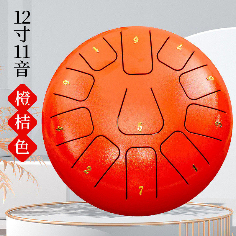 空灵鼓12寸11音13音初学者钢舌鼓专业儿童打击乐器手碟忘忧鼓