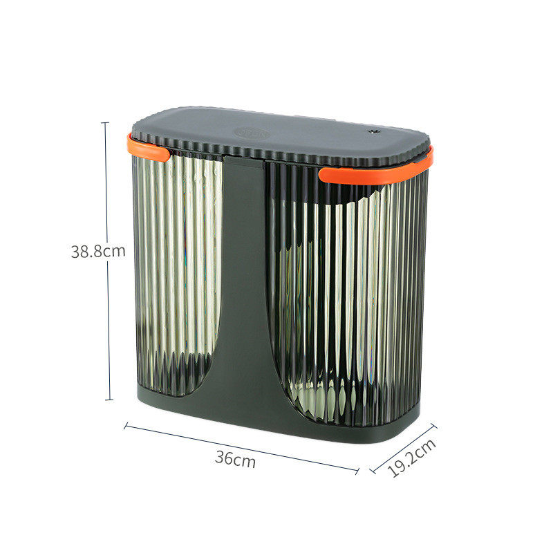 家用厨房垃圾桶专用干湿分离桶创意湿垃圾桶垃圾分类垃圾桶大号