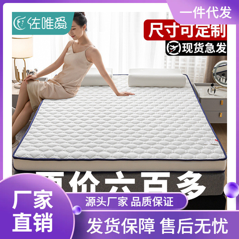 XS4Y乳胶床垫软垫双人床褥子家用1米5榻榻米垫子记忆海绵垫被租房