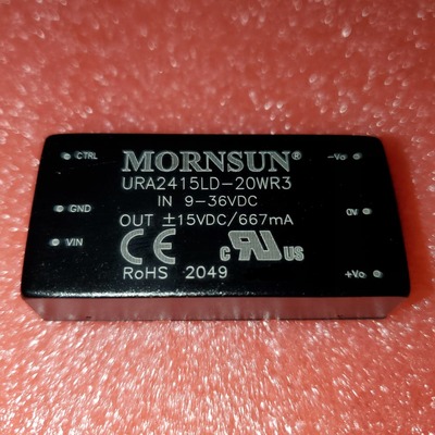 URA2415LD-20WR3  金升阳DC-DC电源模块9-36V转正负15V现货可直拍