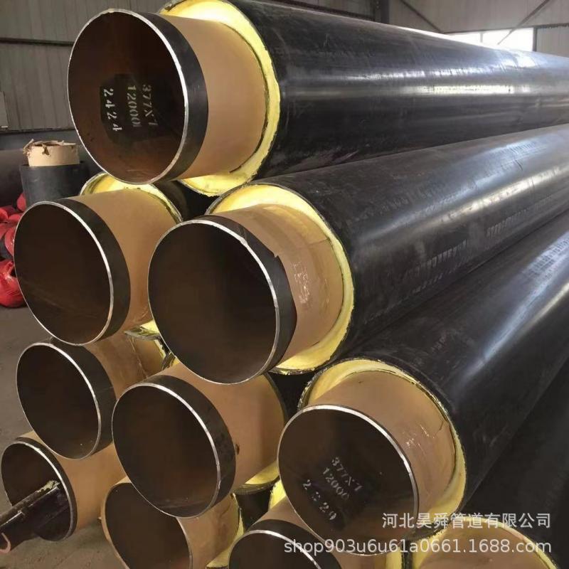 热销大口径聚氨酯保温保温钢管直埋式保温钢管钢套钢蒸汽发泡钢管