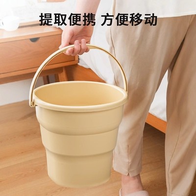折叠水桶便携式钓鱼桶圆桶旅行家用塑料车载户外洗车大小号储水桶