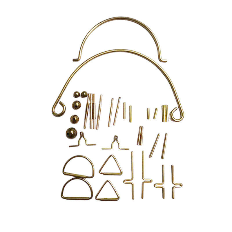 铜槽黄铜扁条定制金色铜型材料发簪相框配件u型花边黄铜压条边条