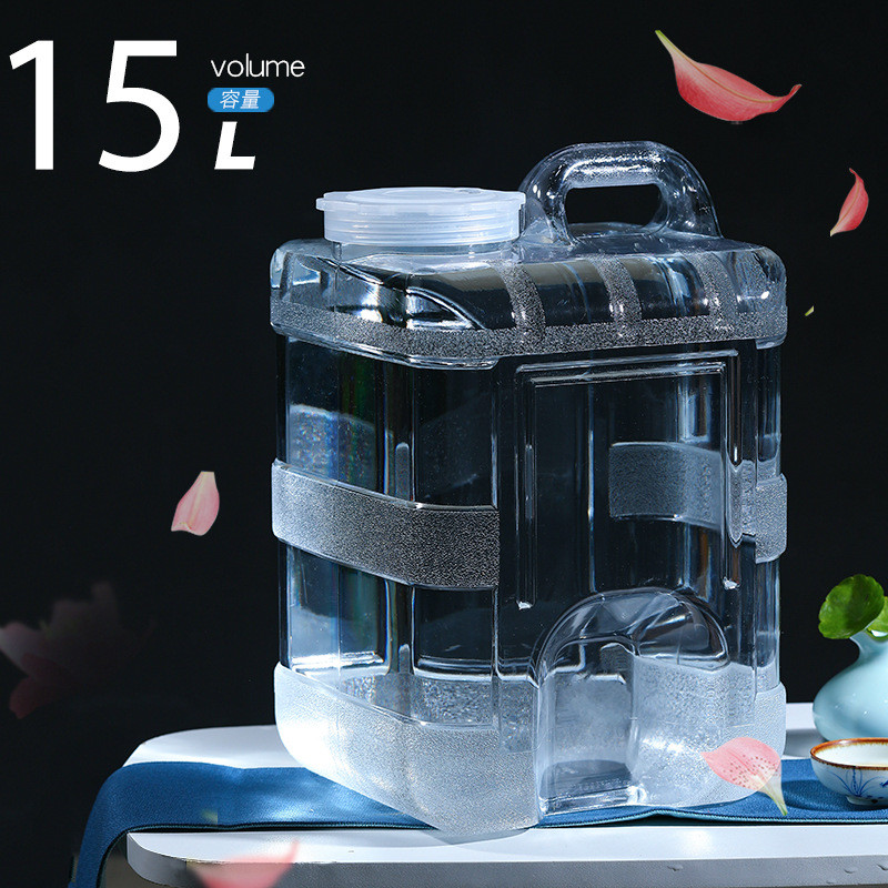 15饮水pc透明桶装矿泉纯净水桶茶具茶台茶几泡茶功夫茶升储水方桶