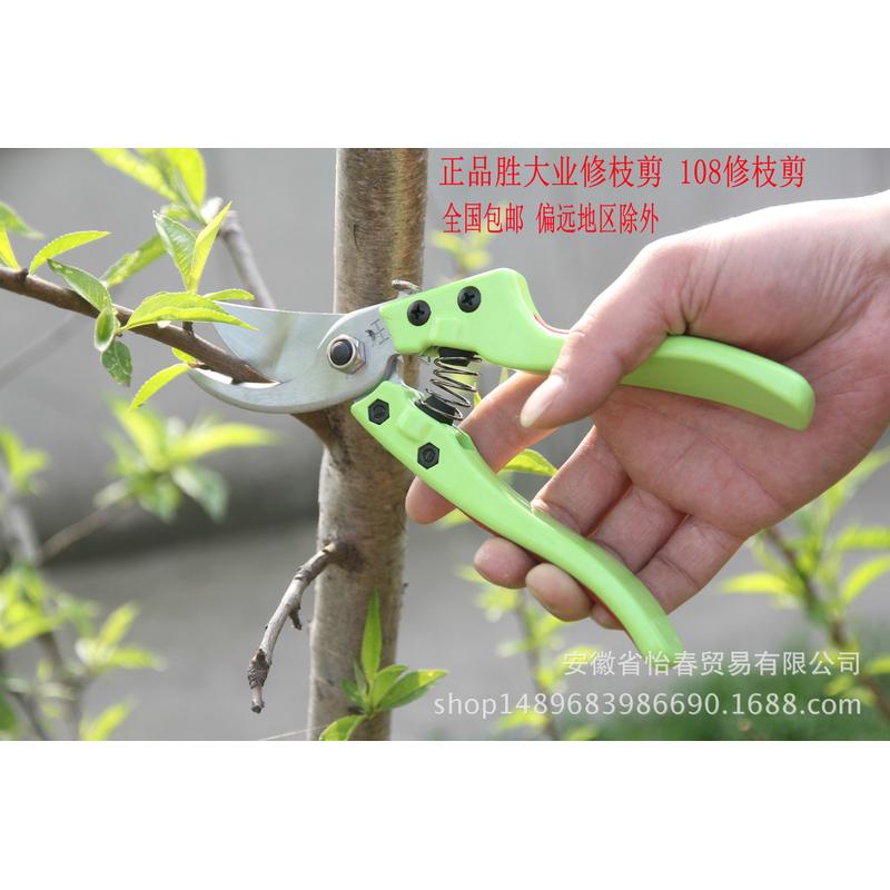 果树大业修枝剪锰钢修枝剪修花木园林工具园艺剪刀胜剪刀108t