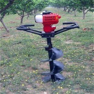 热销果园移栽单人挖穴机植树打眼钻地机汽油挖坑机