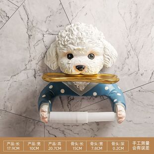 l卫生间纸巾盒厕所可爱卡通卷纸置物架挂架创意厕纸筒抽纸盒免打