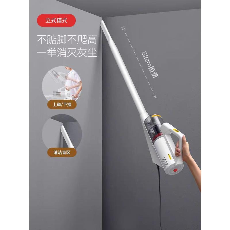 德尔玛有线款吸尘器DX888家用小型大吸力手持式轻量设计吸尘器