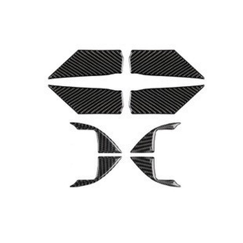 适用于丰田八代凯美瑞室内门碗贴碳纤维车门把手调节盖改装配件