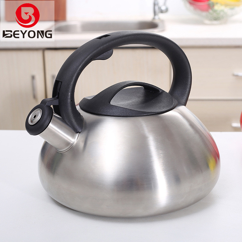 碧优不锈钢鸣音烧水壶欧式咖啡泡茶鸣笛煮水壶kettle经典加厚