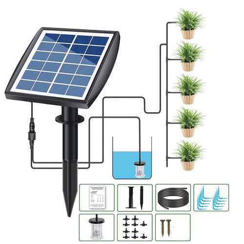 太阳能浇植物自动浇花器懒人水器园林定时滴水灌溉工具热销款