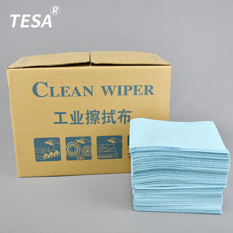 厂家71002工业专用蓝色无尘纸擦拭纸可折叠无尘擦拭布除尘纸批发