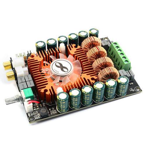 热销tda7498e大功率数字功放板2.0hifi立体声160w*2支持btl220w