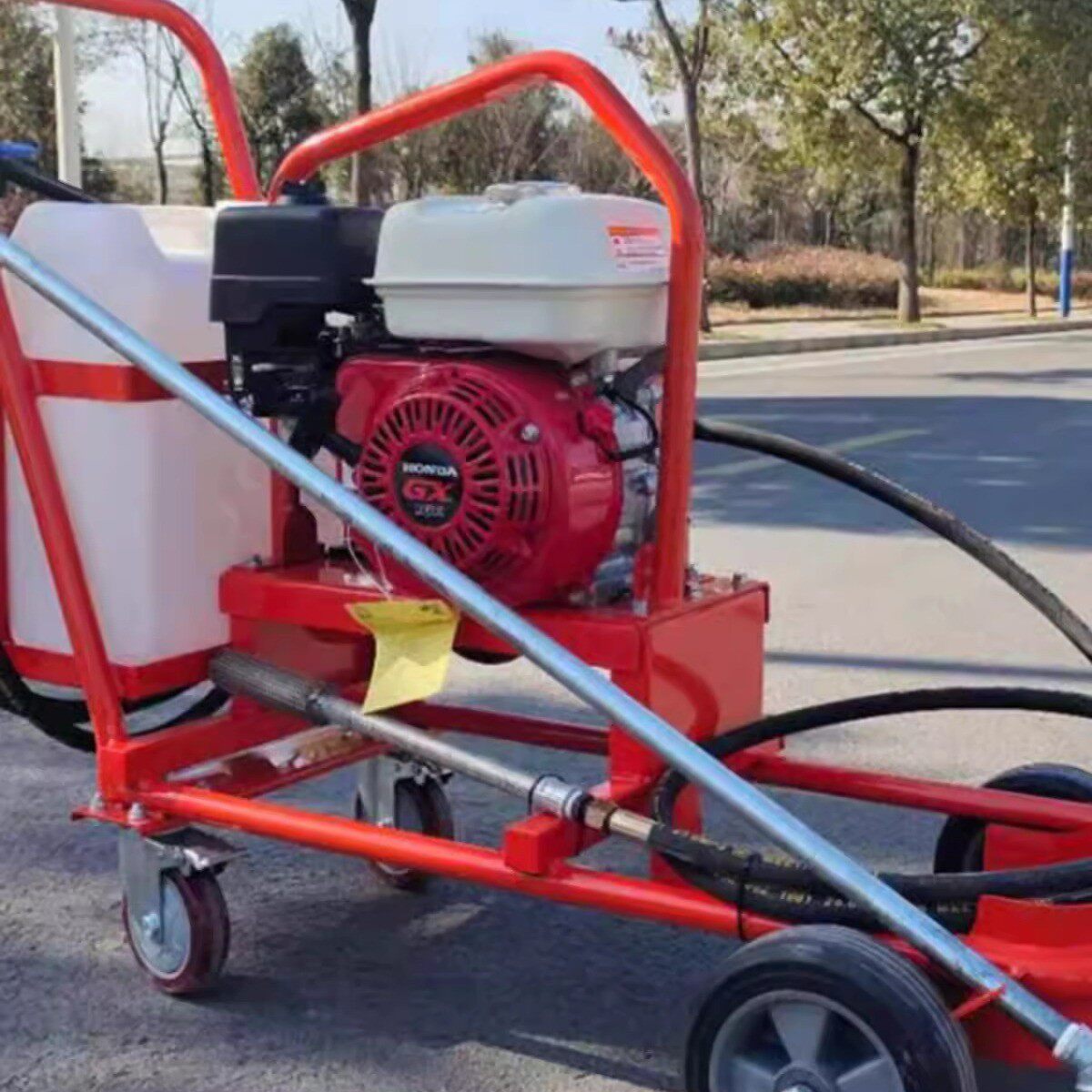 热销布机洒沥青小型手推式沥青撒布机路面翻新用乳化沥青喷洒机撒