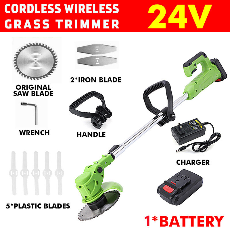 供应电动割草机小型家用充电式割草机手持除草机