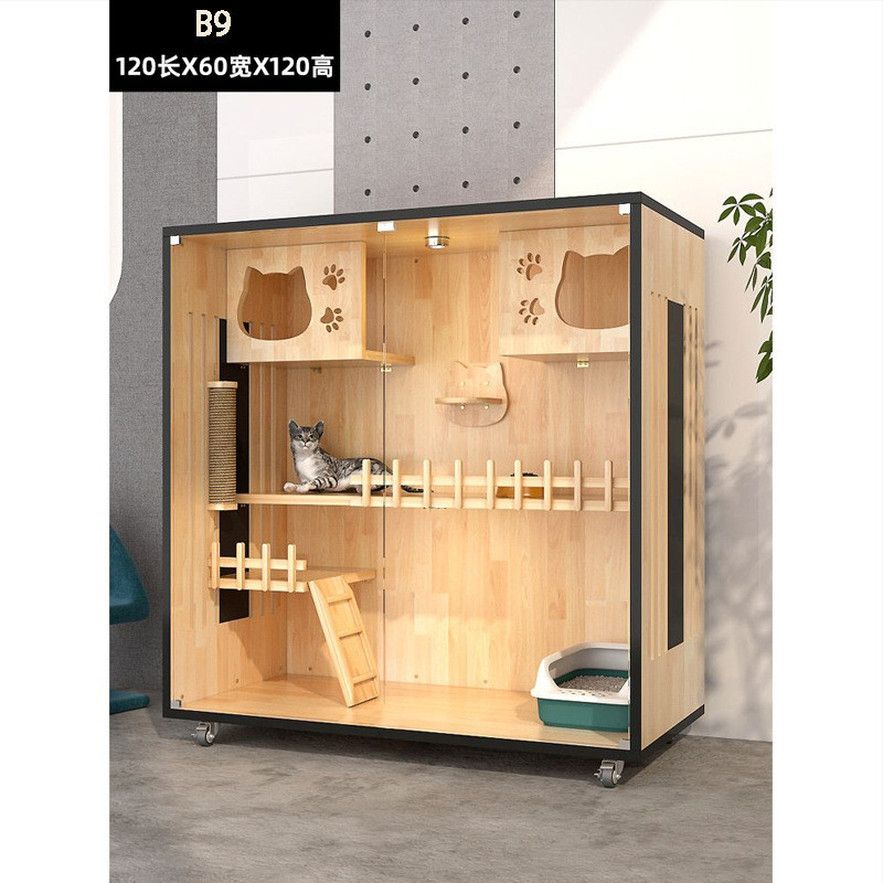 猫笼子猫笼柜猫木质猫别墅猫窝猫房子别墅猫屋猫咪柜猫猫窝猫舍柜
