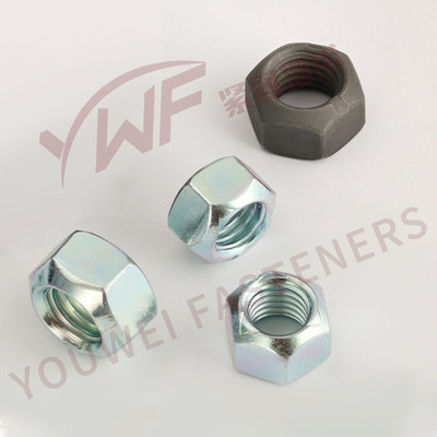 六角金属压点锁紧螺母主推松螺帽自锁螺母防8/10级高性能品gb6184