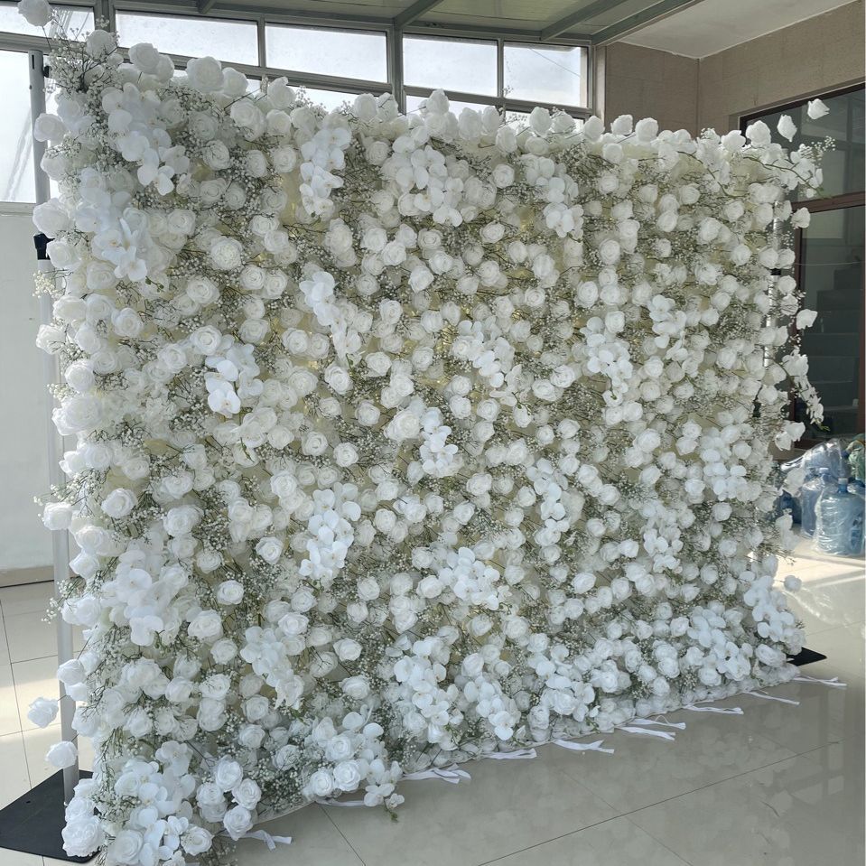 玫瑰花墙仿真花墙布仿真花墙底