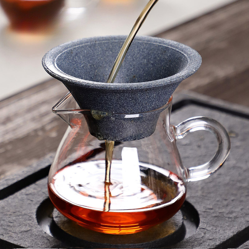 甄选无孔茶漏公道杯套装家用茶滤陶瓷过滤筛网茶斗茶具配件用品