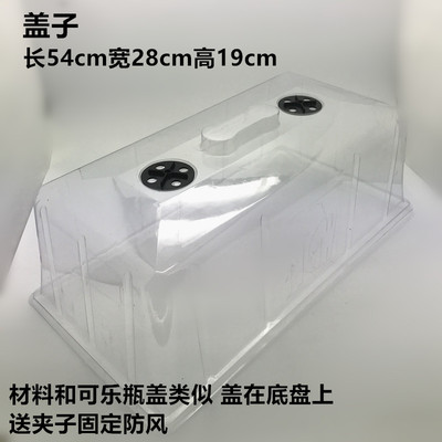 箱育苗盒三件套扦插出芽带盖子多肉闷养保温播种盘保湿育苗盘加高