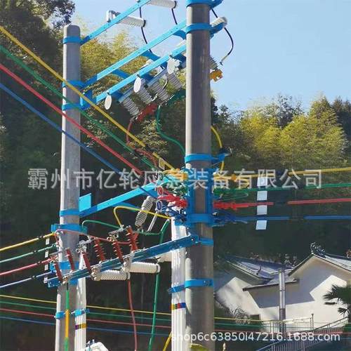 热销预制复合材料绝缘街码低压线组合式横电力绝缘电缆支架担固定