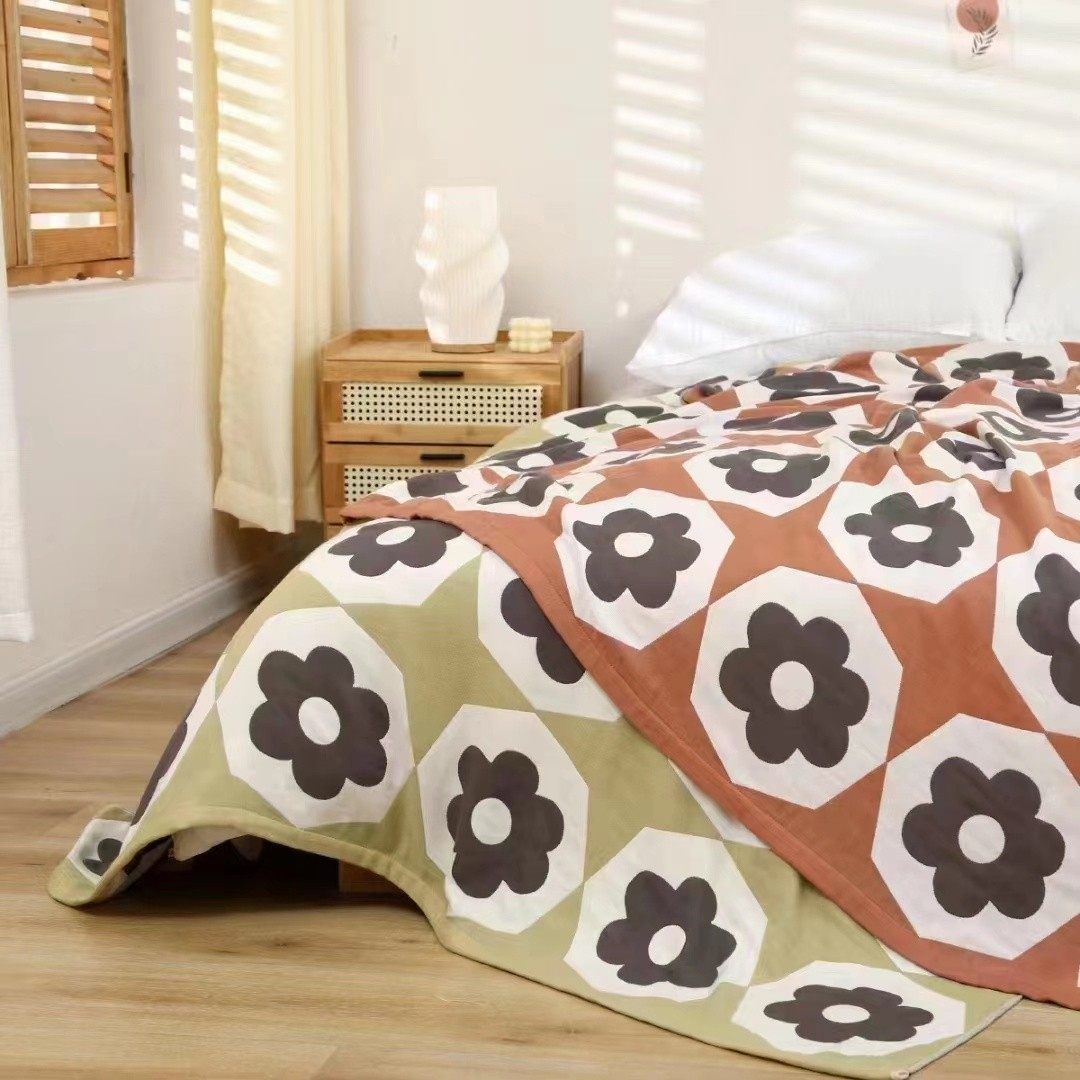 繁花似锦竹纤维夏凉毯140*190沙发毯空调保暖毯碎花休闲毛毯,床上用品,休闲毯/毛毯/绒毯,淘宝优惠券,粉丝福利购,淘宝优惠卷