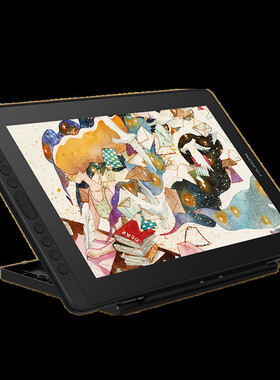 热销huion绘王 kamvas16 连手贴合电脑绘图屏手绘屏可全机液晶数