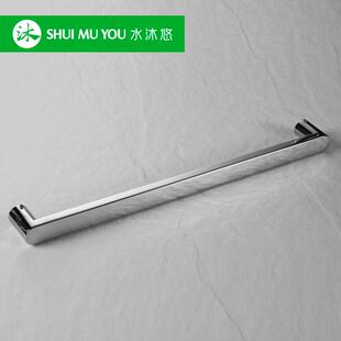 水沐悠高端304不锈钢隐藏木门单边拉手把手 正面打自攻钉