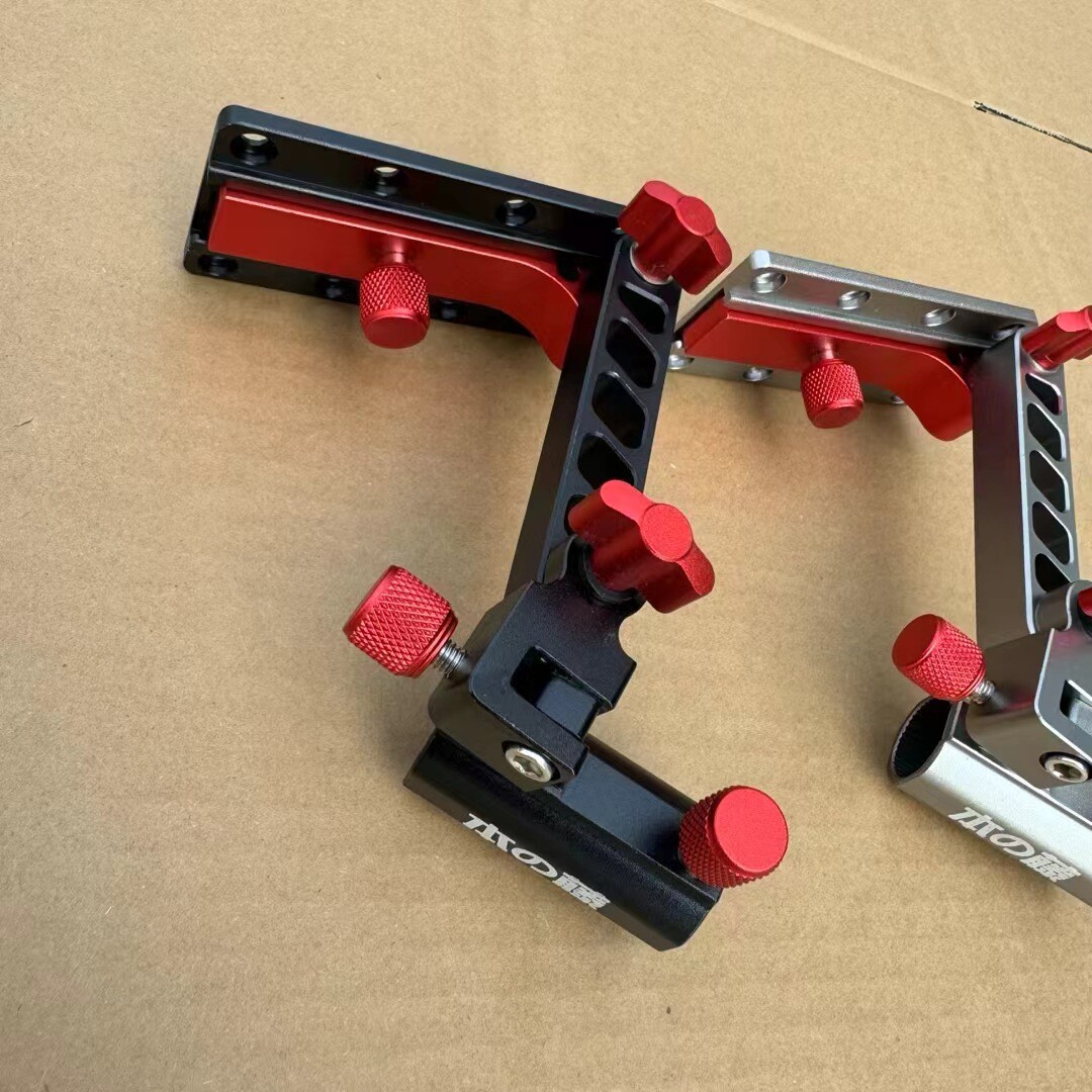 新钓箱拐角炮台鱼杆支架万向炮台座配件大全折叠炮台前置配件批发